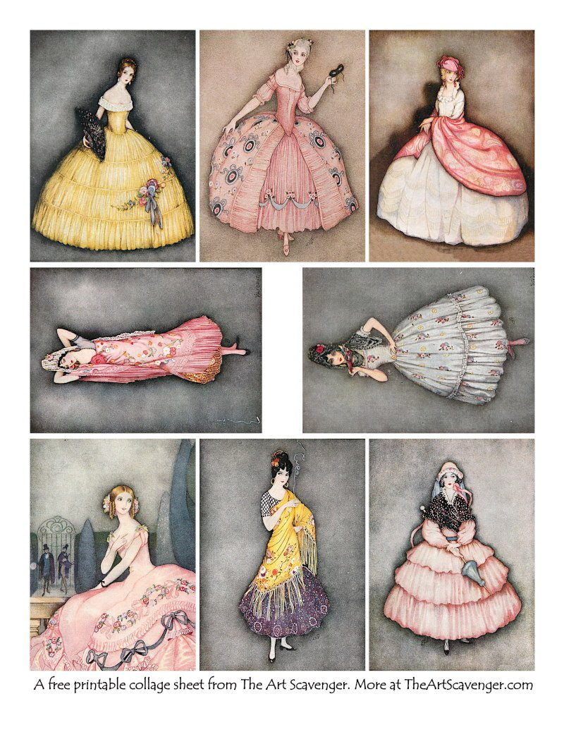 Free Victorian Ephemera Printables — The Art Scavenger in Public Domain Free Printable Vintage Ephemera