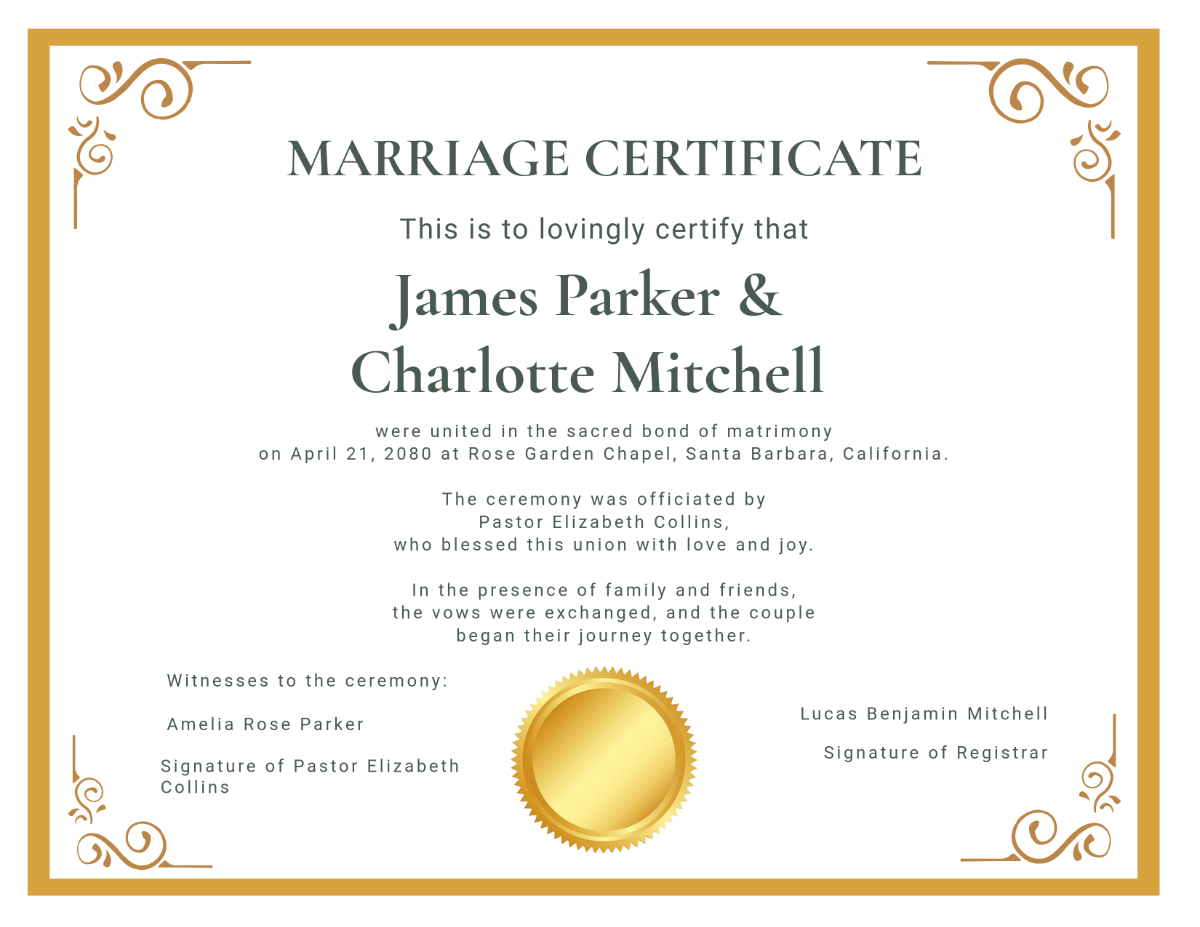 Free Vow Renewal Marriage Certificate Template To Edit Online regarding Free Printable Vow Renewal Certificate