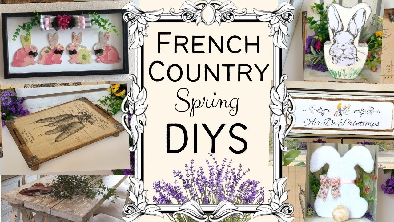 French Country Diy Home Decor/French Country Spring Diys/Dollar Tree Diy/Free Printables in Hot Humble Pie Free Printables