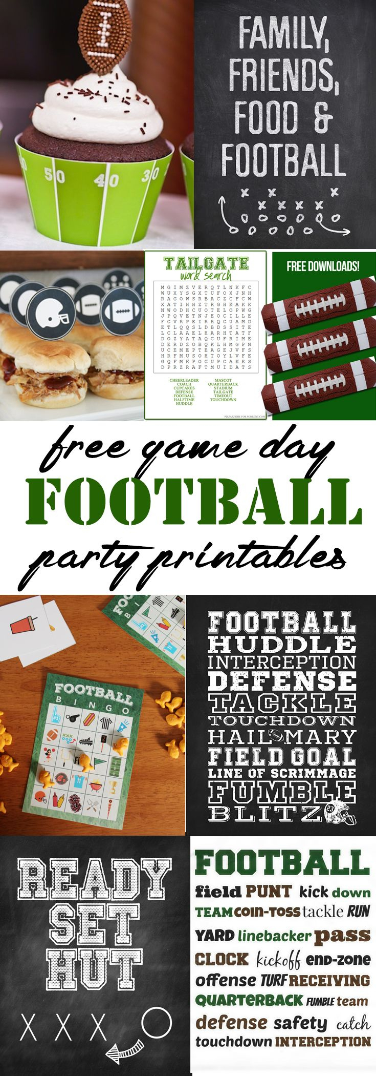 Fun &amp;amp; Free Football Printables regarding Free Printable Football Party Printables