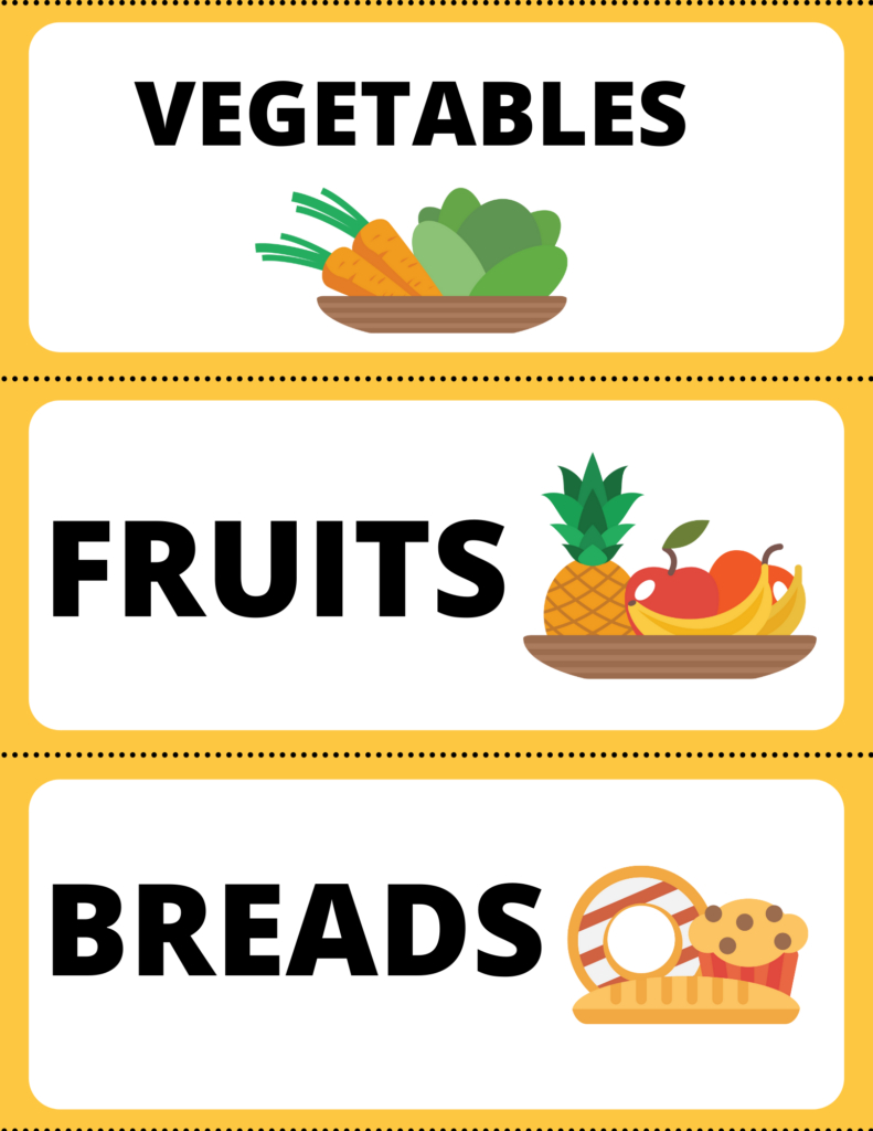 Fun Grocery Store Printables Your Kids Will Love! intended for Free Printable Preschool Grocery Store Printables
