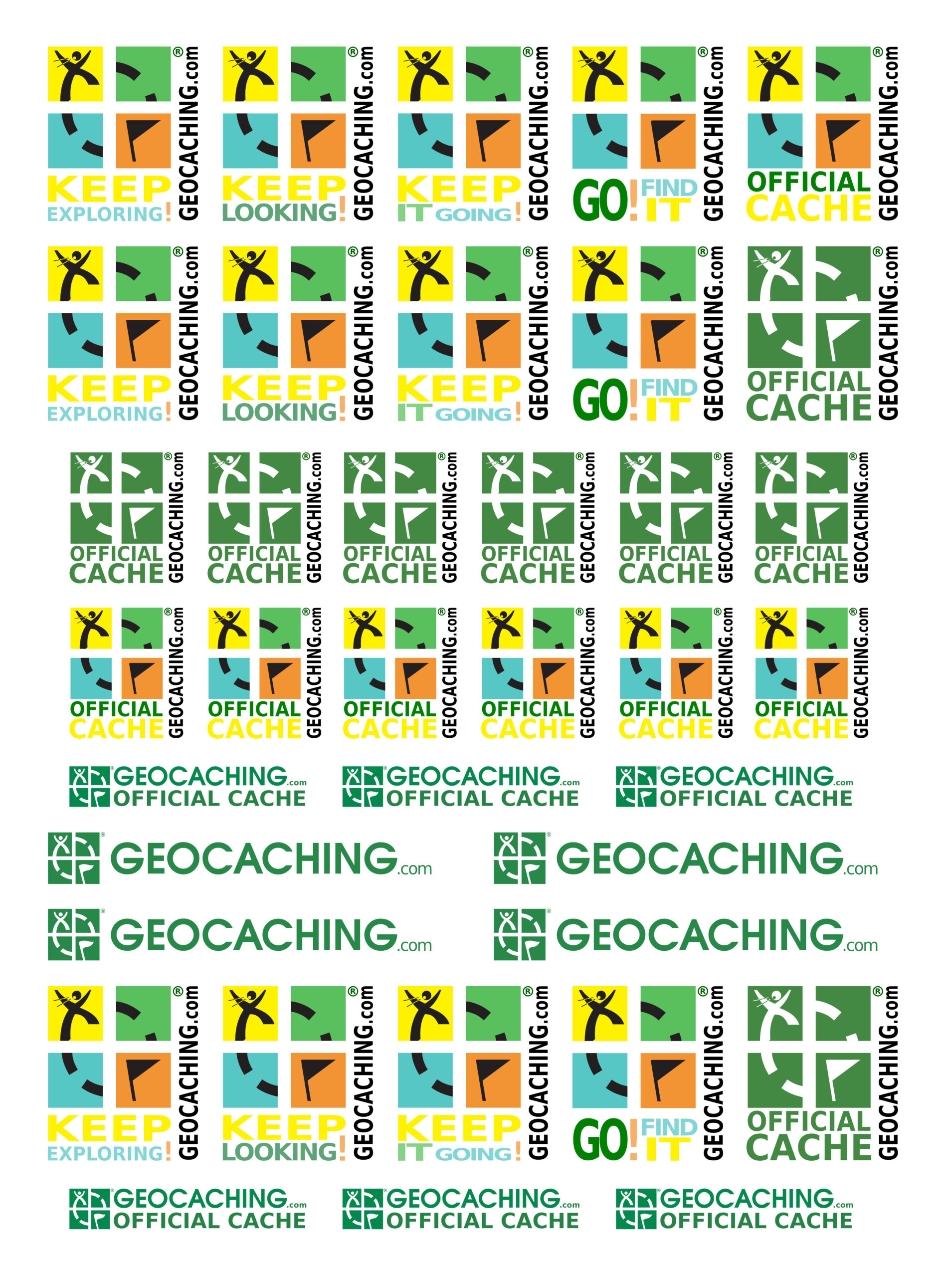 Geocaching Stickers Template (Vector Image In The Comments) : R for Geocache Label Free Printable