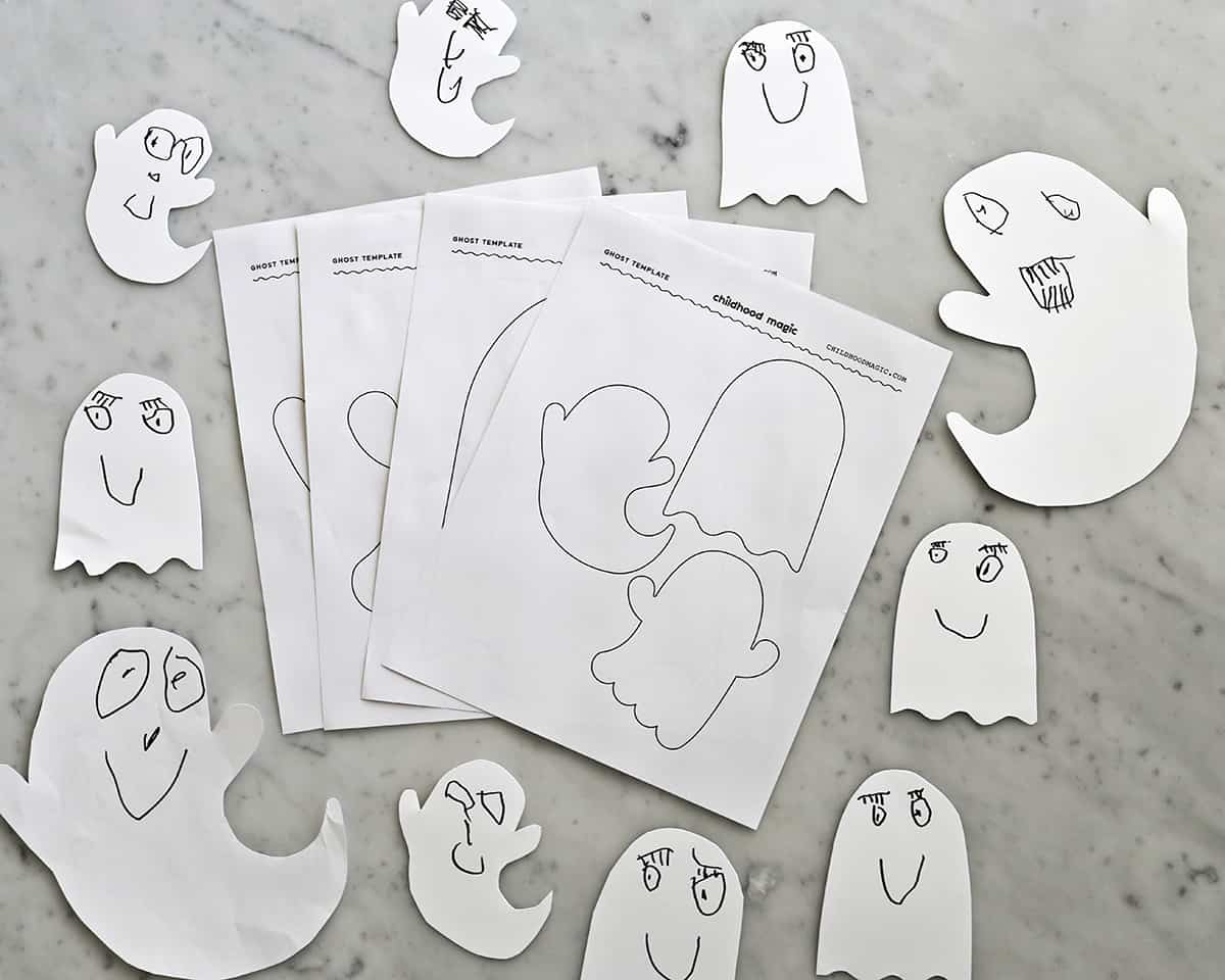 Ghost Template - Childhood Magic throughout Ghost Template Free Printable