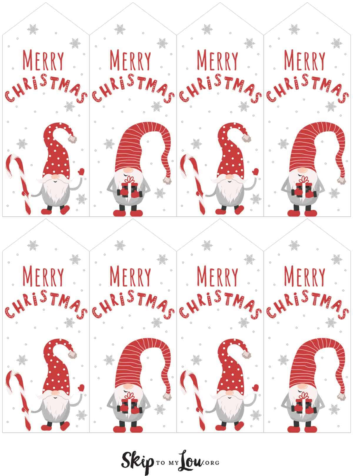 Gnome Gift Tags | Skip To My Lou throughout Free Printable Gnome Gift Tags