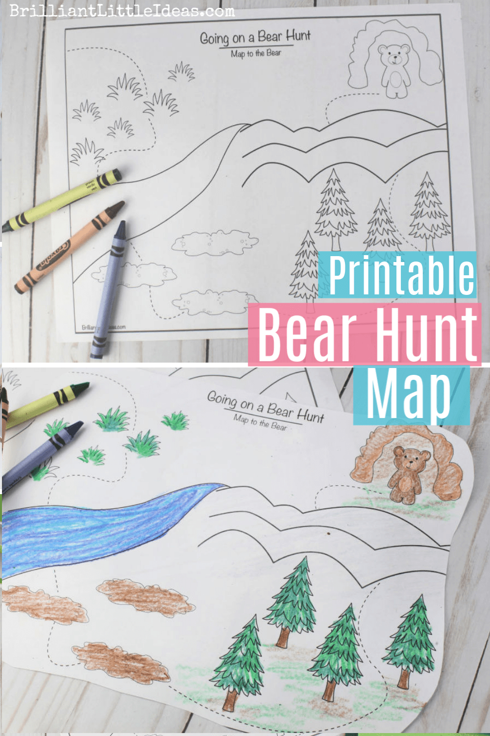 Going On A Bear Hunt Printable Map | Brilliant Little Ideas inside Printable We&amp;amp;#039;re Going on a Bear Hunt
