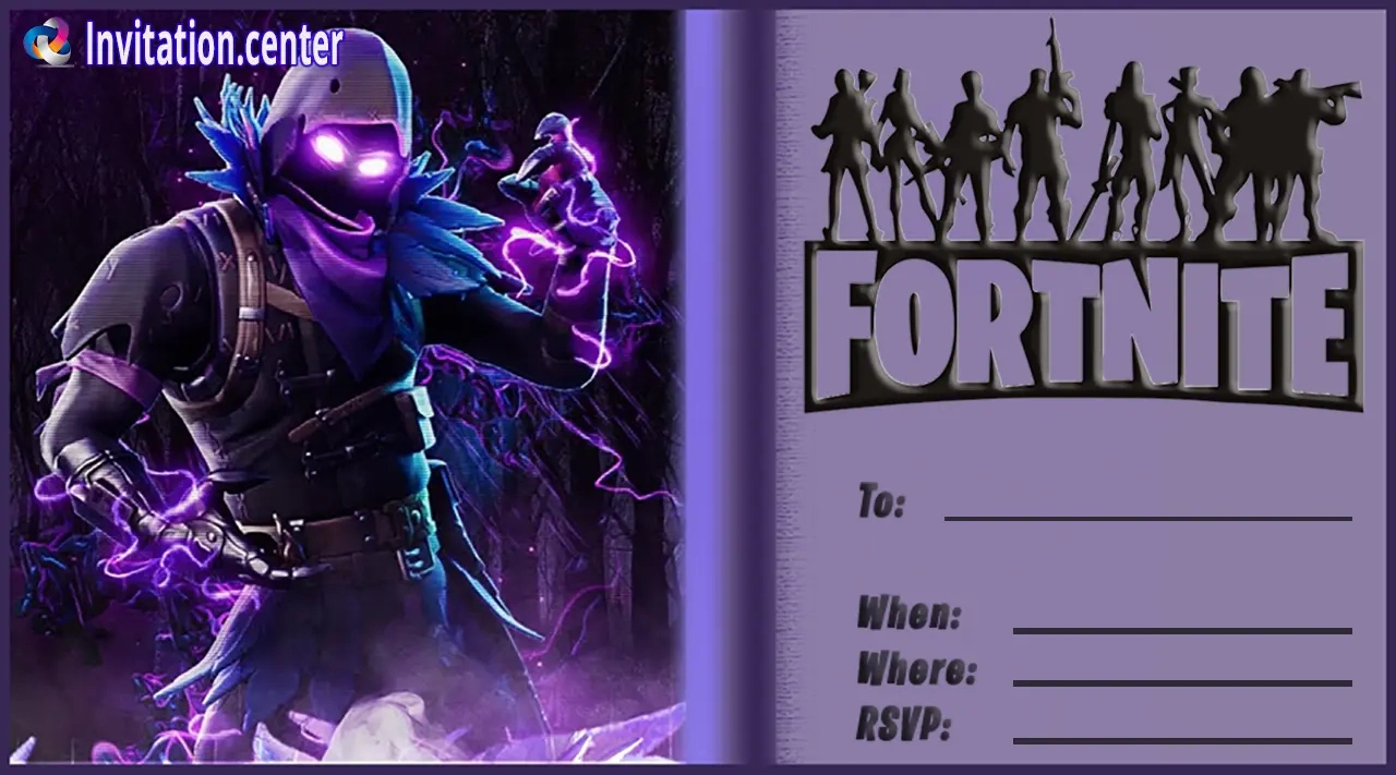 Grab Your Free Fortnite Invitation Templates! - Invitation Center for Downloadable Free Printable Fortnite Invitations