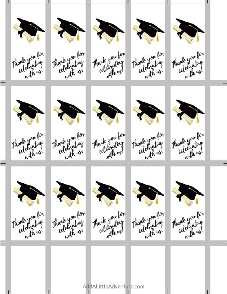 Graduation Candy Bar Wrappers - Free Printables - Add A Little inside Graduation Candy Bar Wrappers Free Printable