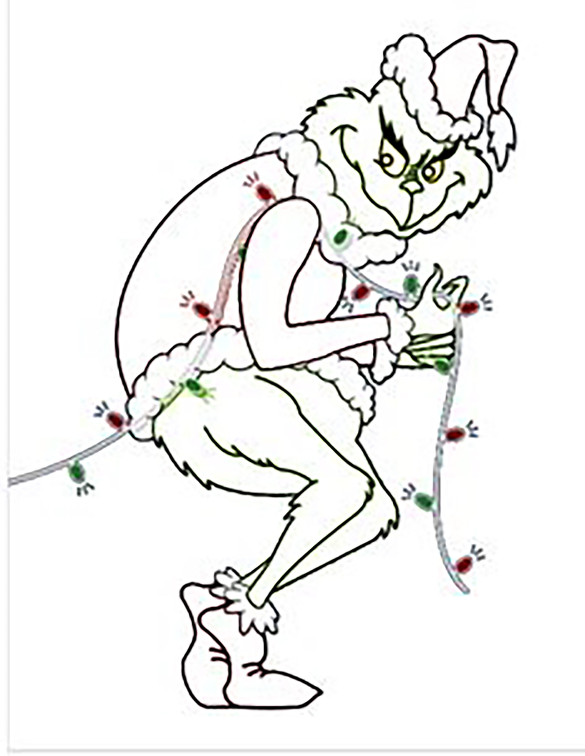 Grinch Window Silhouette Tutorial | Honey Built Home pertaining to Printable Grinch Plywood Cutout Pattern Free