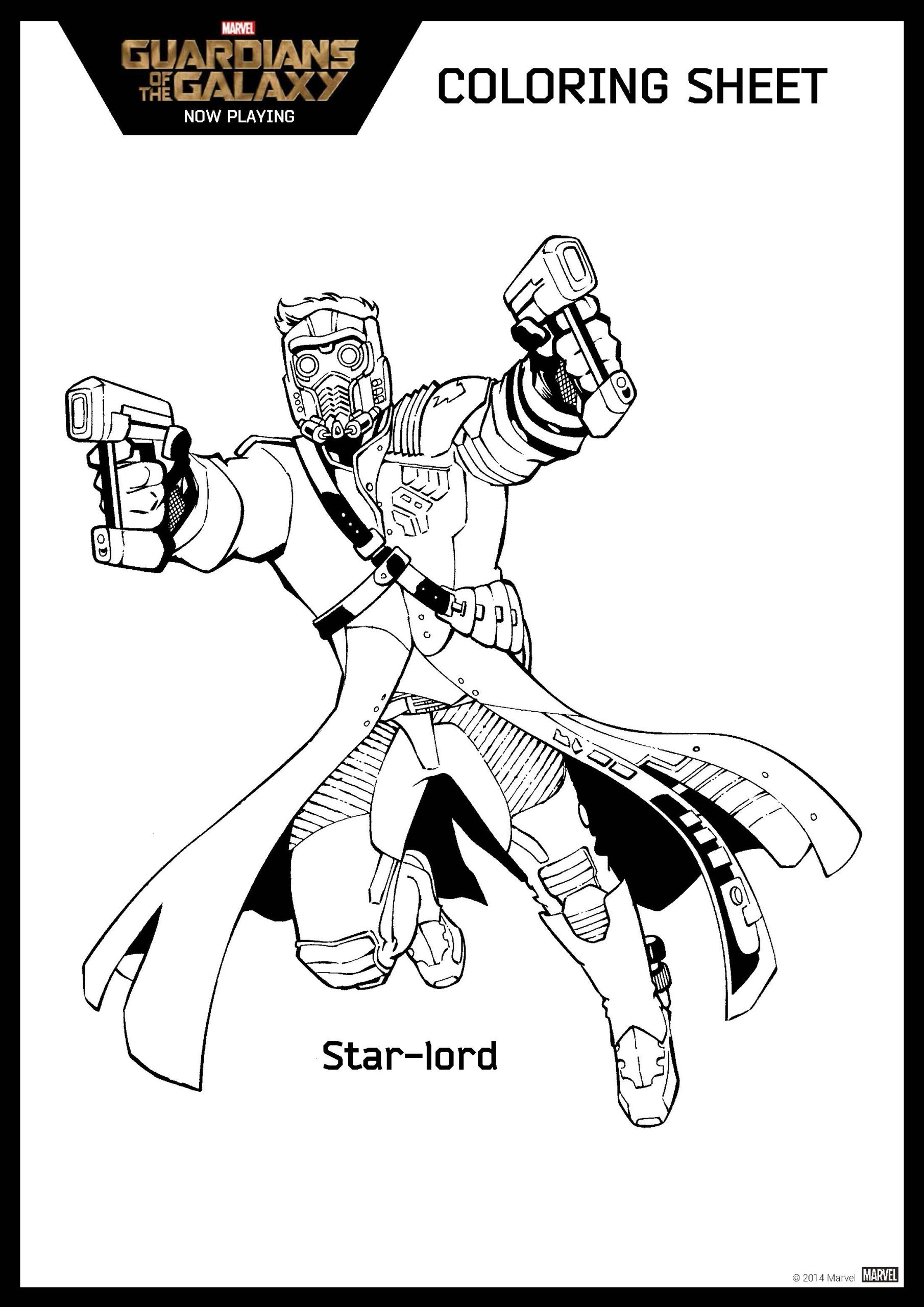 Guardians Of The Galaxy Free Printables in Guardians of the Galaxy Printable