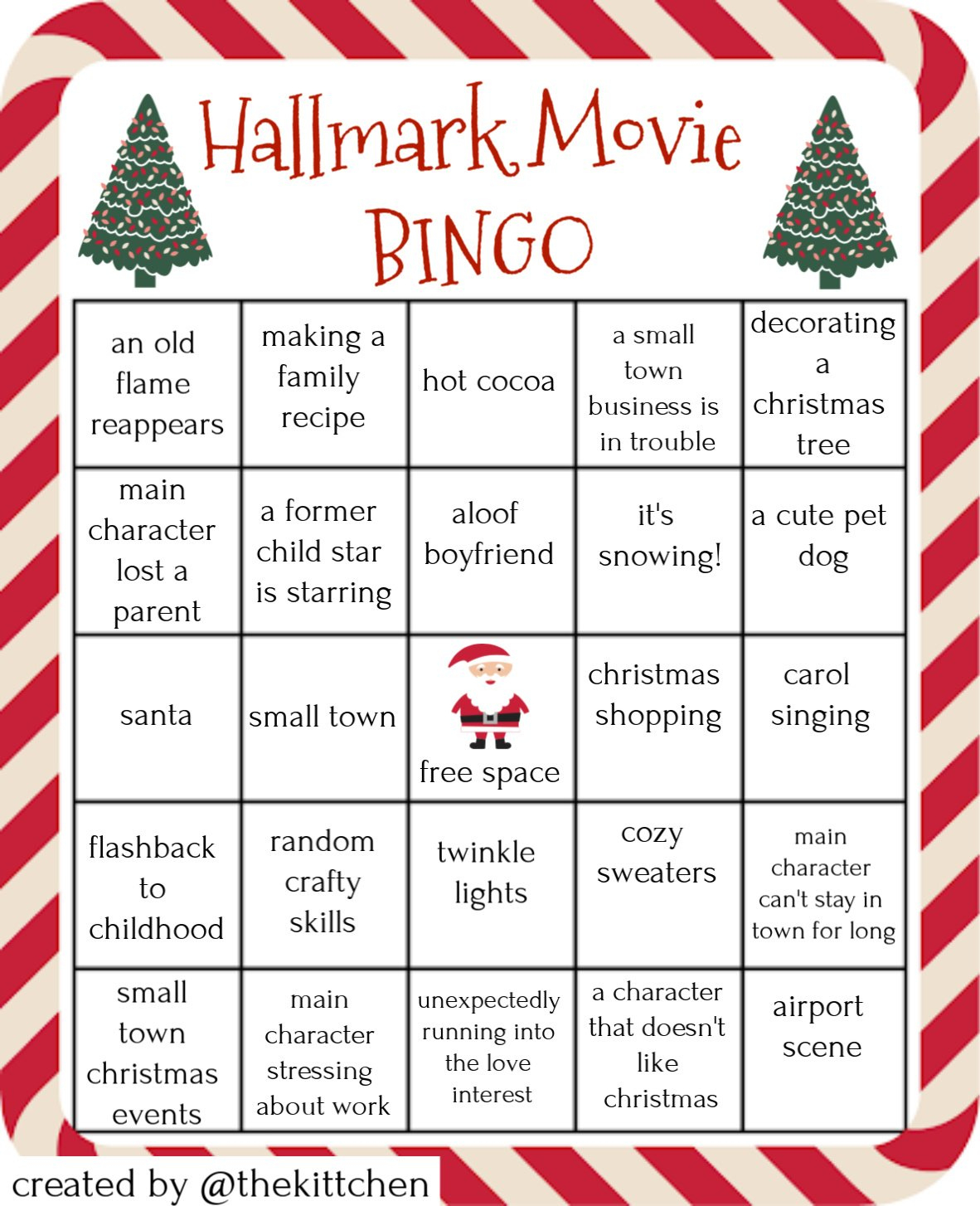 Hallmark Movie Bingo | Cheesy Christmas Movie Bingo with Hallmark Movie Bingo Cards