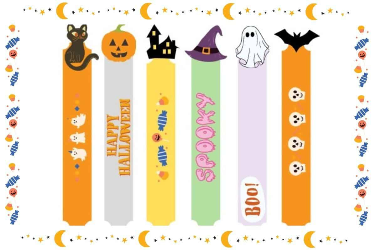 Halloween Bookmarks For Kids Printable – The Wild, Wild West for Free Printable Halloween Bookmarks