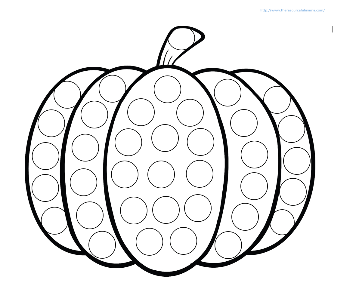Halloween Dot Marker - 15 Free Pdf Printables | Printablee in Do A Dot Halloween Printables
