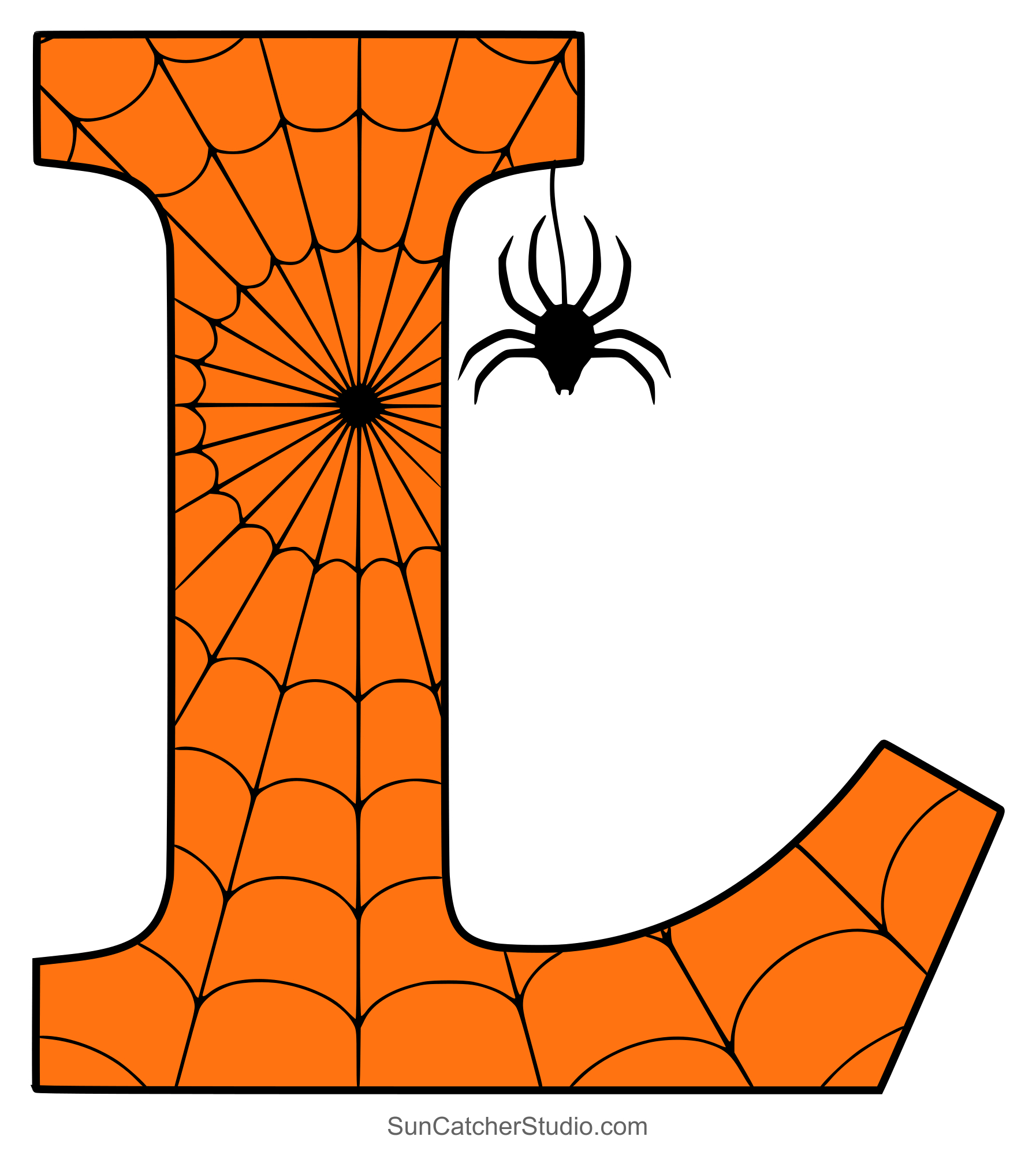 Halloween Font (Printable Letters, Numbers, And Alphabet Clipart with Printable Halloween Letter Stencils