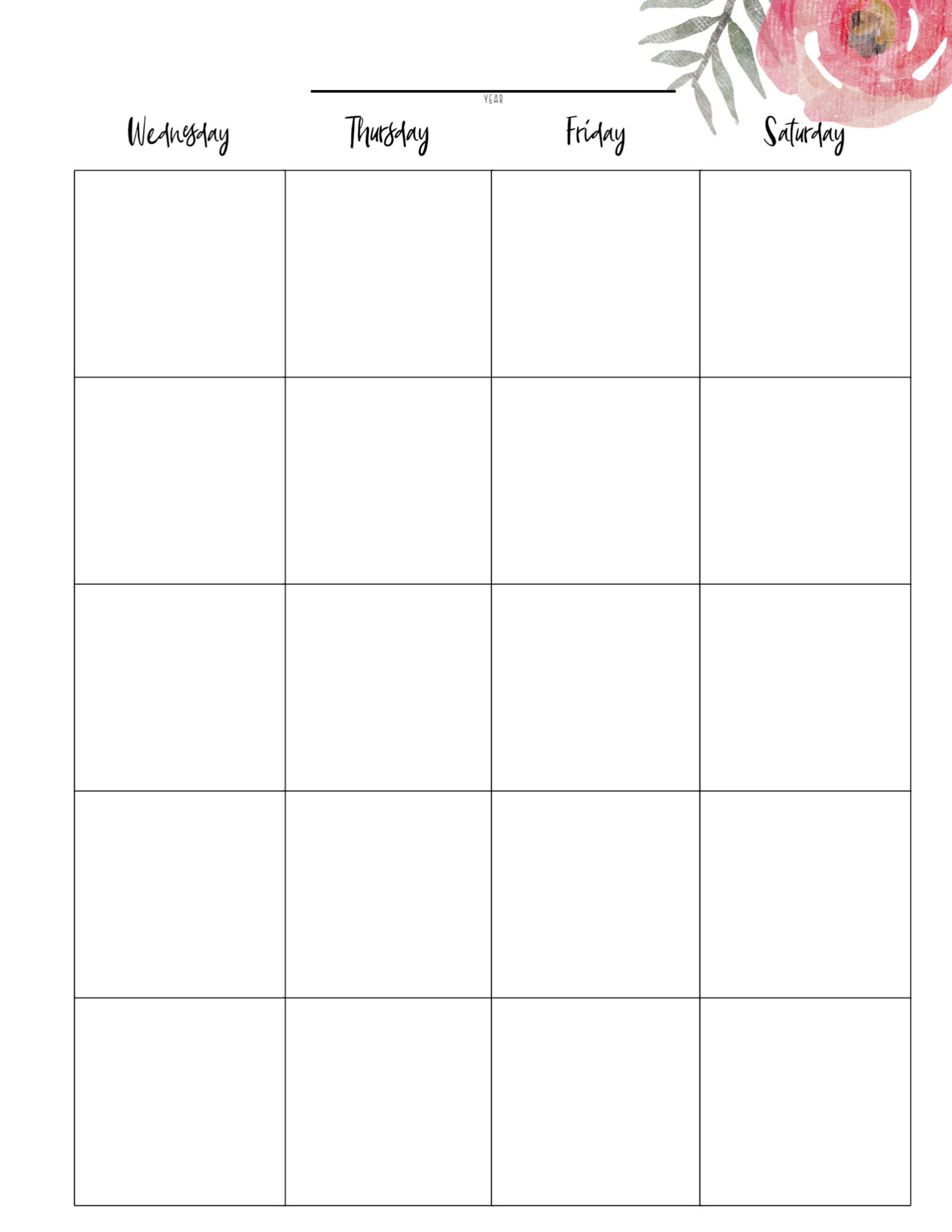 Happy Planner Free Printable Pages - Floral - Paper Trail Design throughout Mini Happy Planner Free Printables
