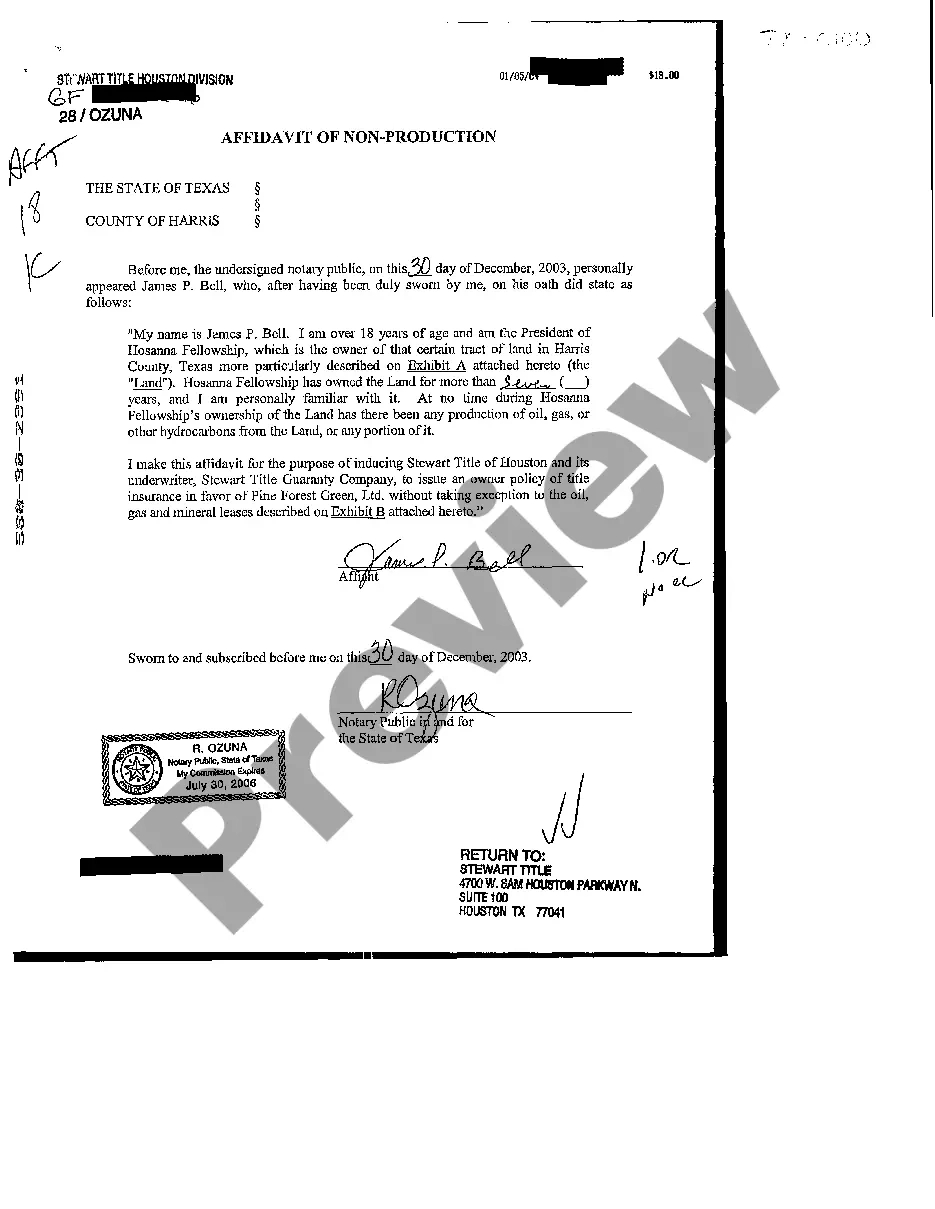 Harris Texas Affidavit Of Nonproduction | Us Legal Forms with regard to Printable Free Affidavit of Non Prosecution Form Texas