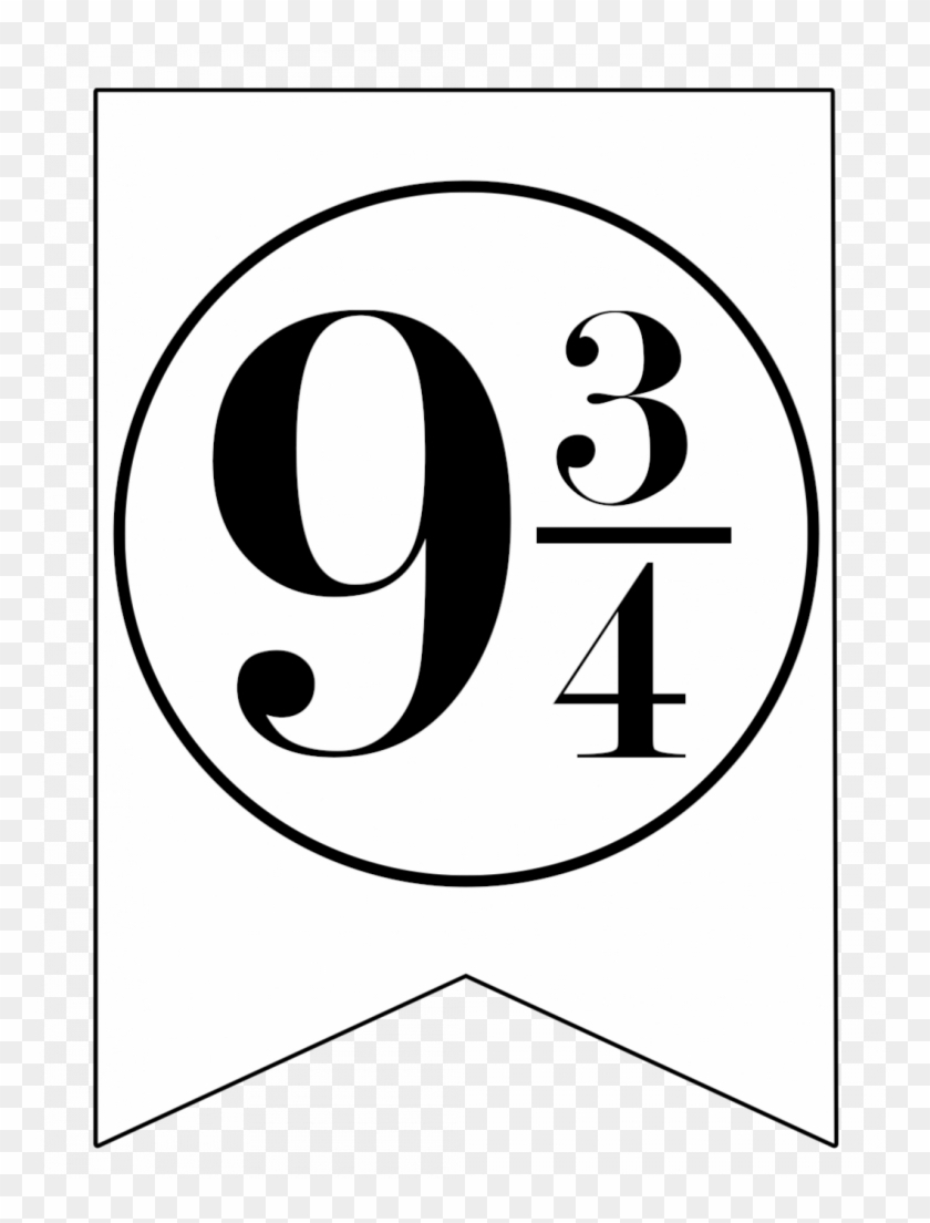 Harry Potter Banner Free Printable Decor - Printable 9 3 4 Harry regarding 9 3 4 Printable