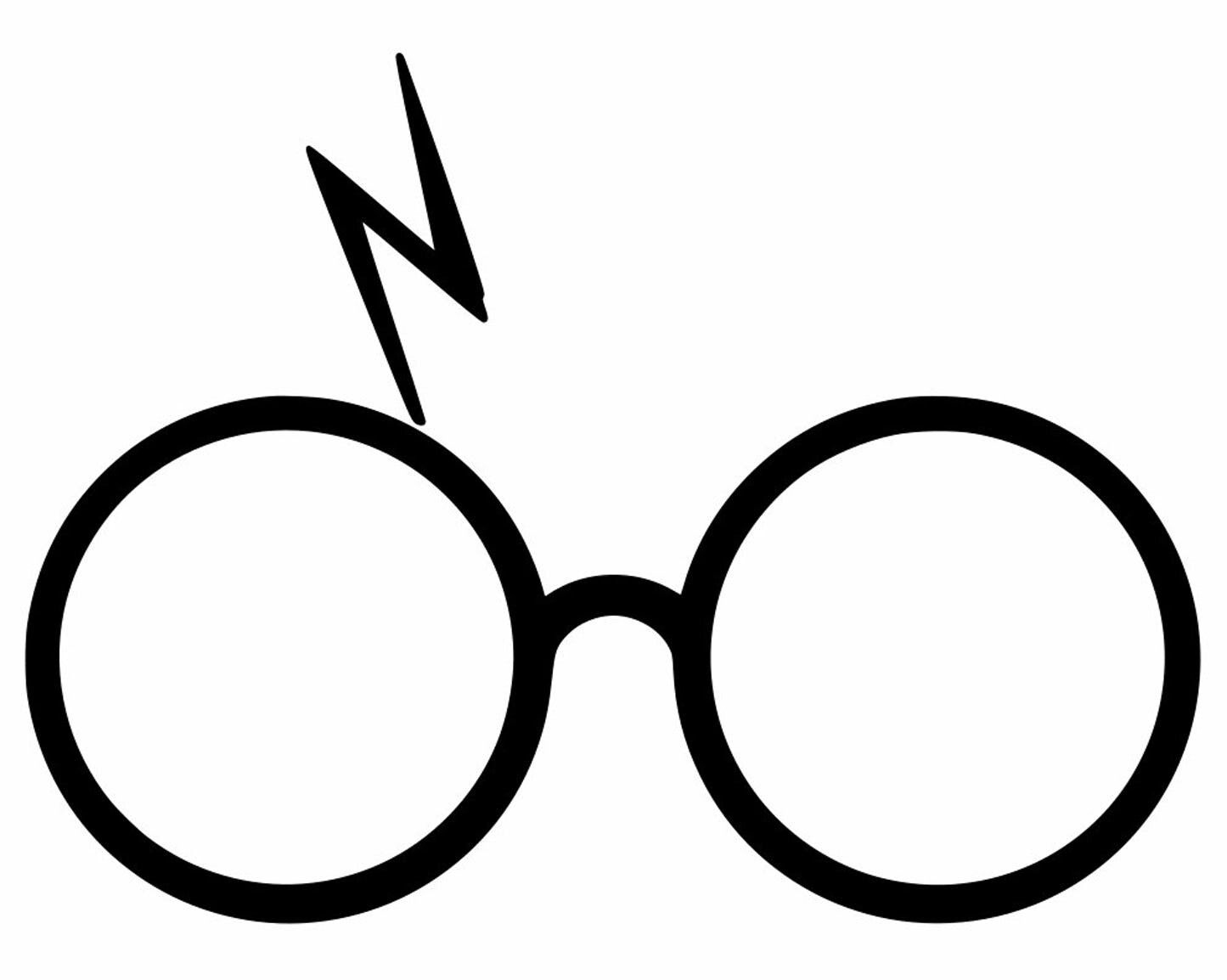 Harry Potter Glasses With Lightning Bolt regarding Printable Harry Potter Lightning Bolt
