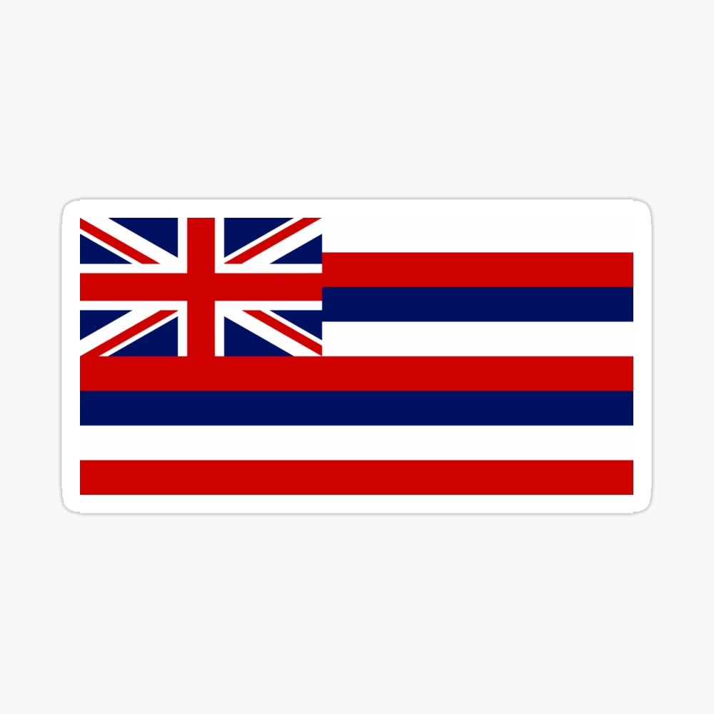 Hawaii State Flag Art Board Print within Printable Hawaii State Flag