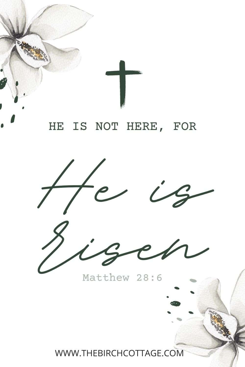 He Is Risen - Easter Printable with regard to He Is Risen Free Printable