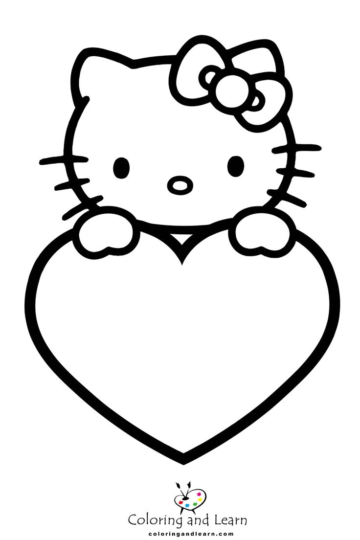 Hello Kitty Coloring Pages - Coloringandlearn inside Free Printables Hello Kitty