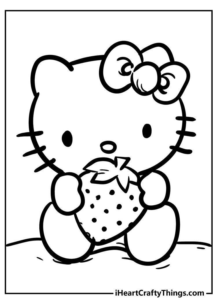 Hello Kitty Coloring Sheets Free Printable , Hello Kitty Dealers intended for Free Printables Hello Kitty