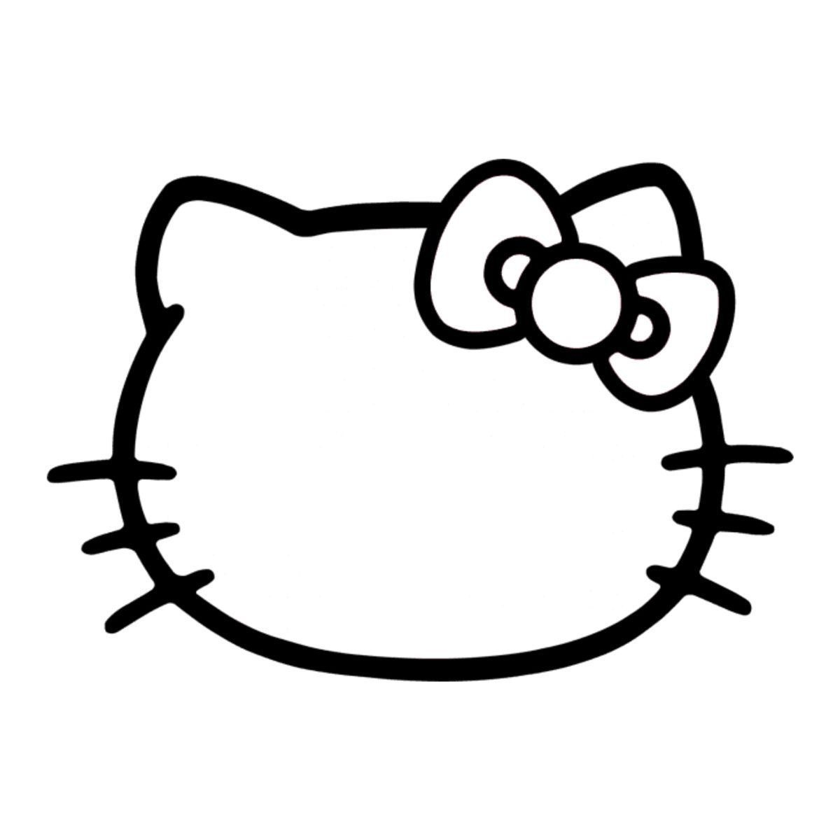 Hello Kitty Stencil intended for Hello Kitty Stencil Printable