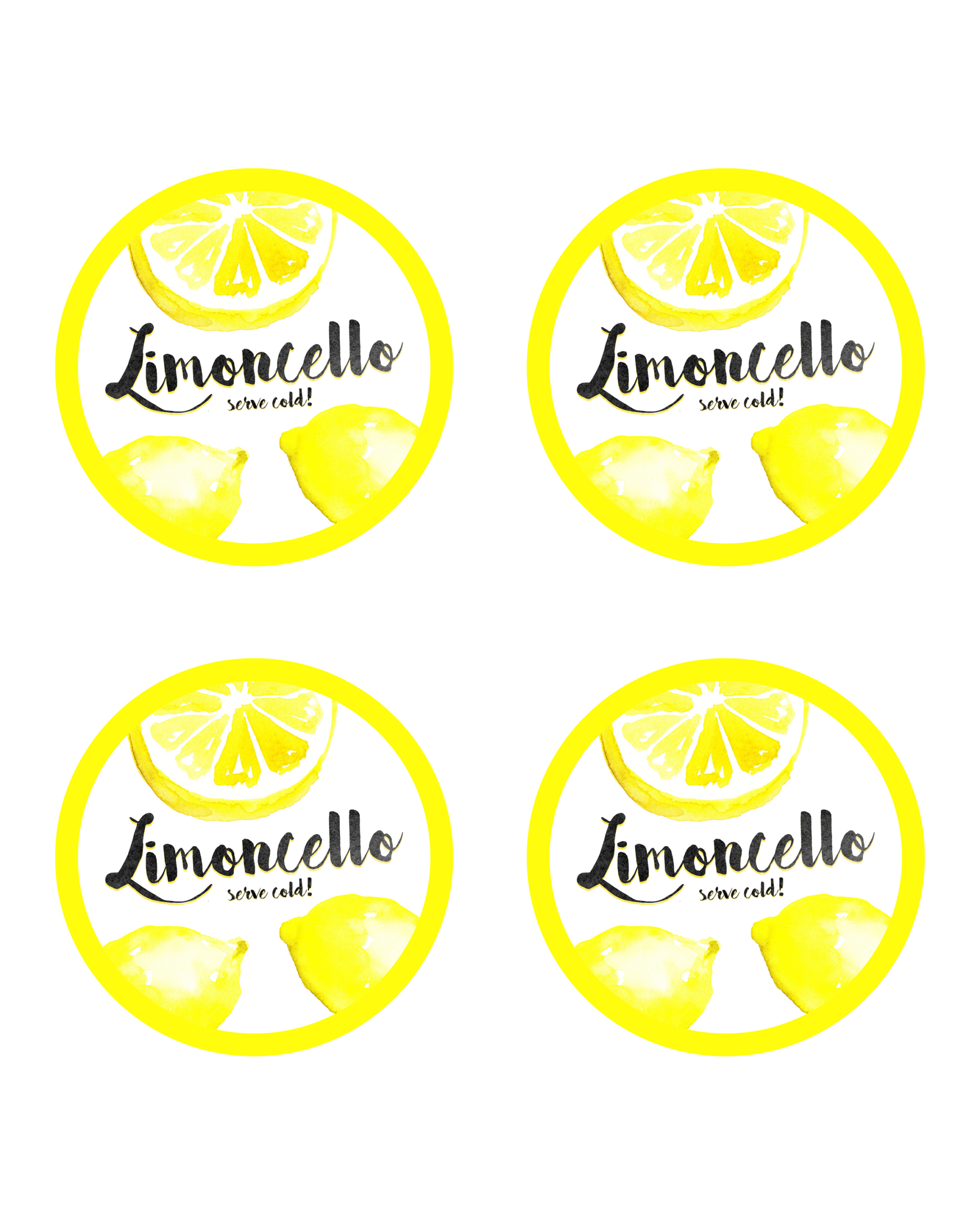 Homemade Limoncello Gift In A Jar With Free Printable Label within Free Printable Limoncello Labels Template