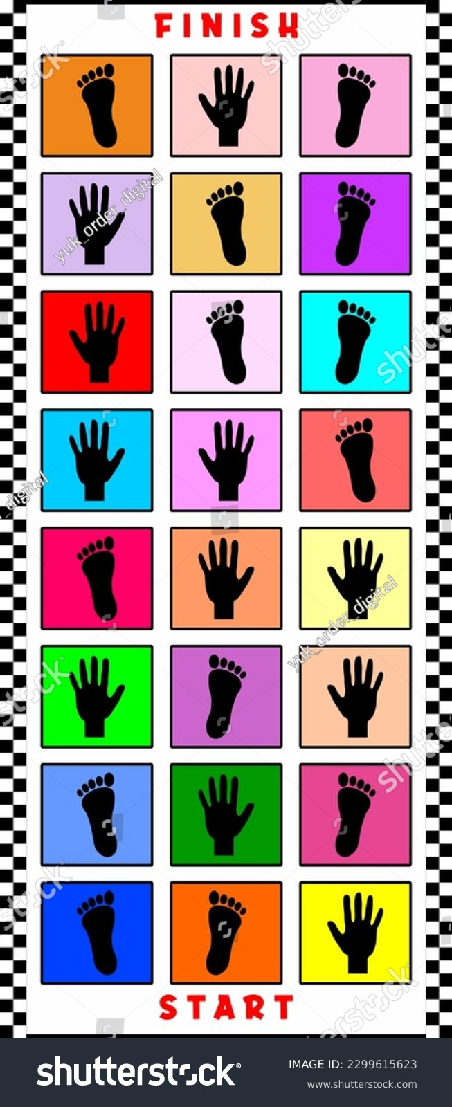 Hopscotch Feet: Over 42 Royalty-Free Licensable Stock regarding Hand and Feet Hopscotch Printable Free