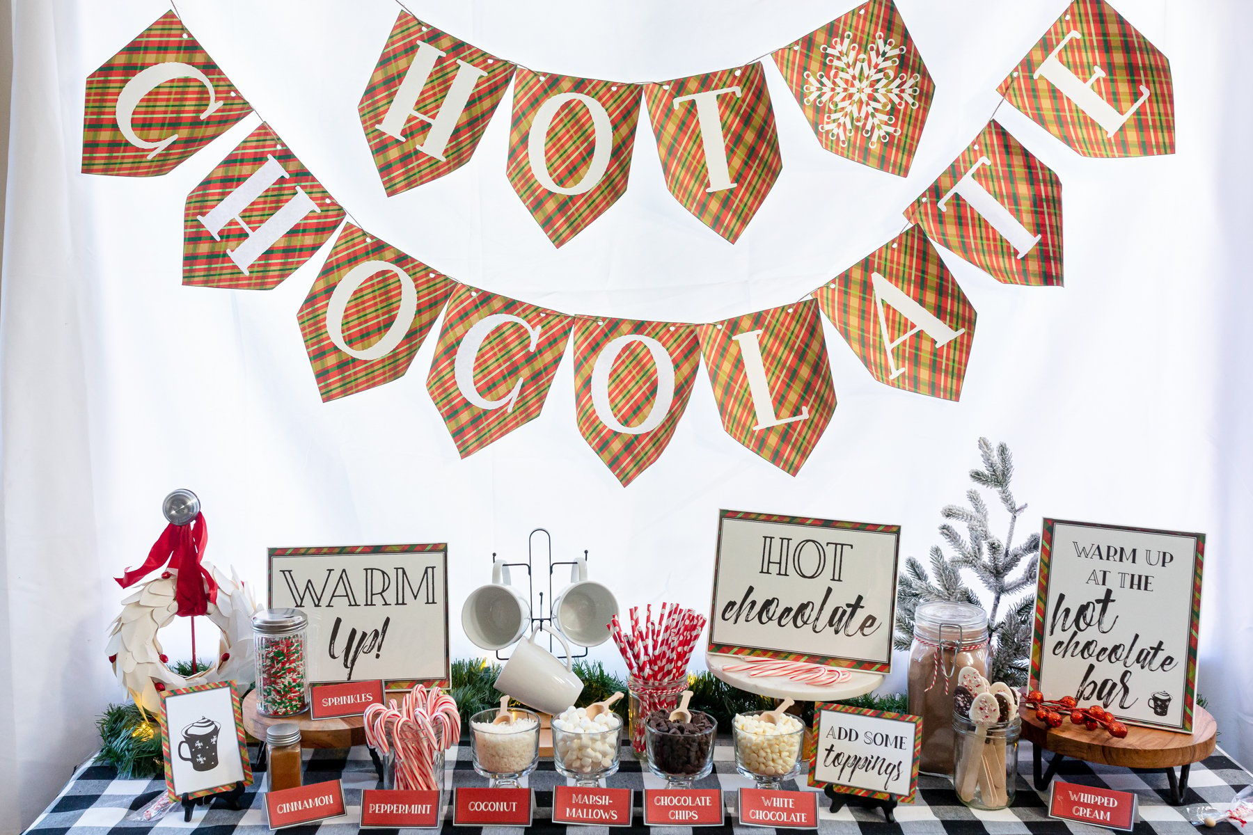 Hot Chocolate Bar Ideas And Free Printable Signs - Play Party Plan in Hot Cocoa Bar Sign Free Printable