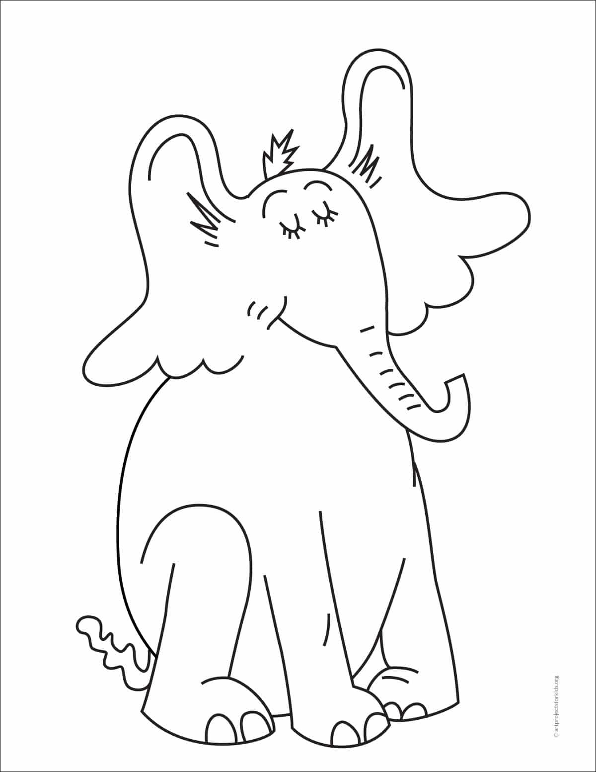 How To Draw Horton Hears A Who: Easy Step-By-Step Art Lesson For Kids intended for Horton Hears a Who Printables