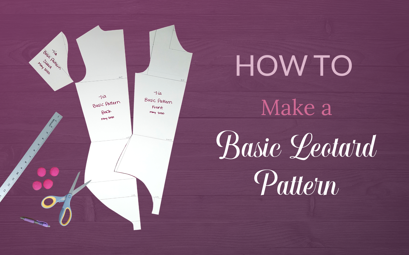 How To Make A Basic Leotard Pattern - Tia&amp;#039;S Leos with regard to Printable Free Leotard Pattern