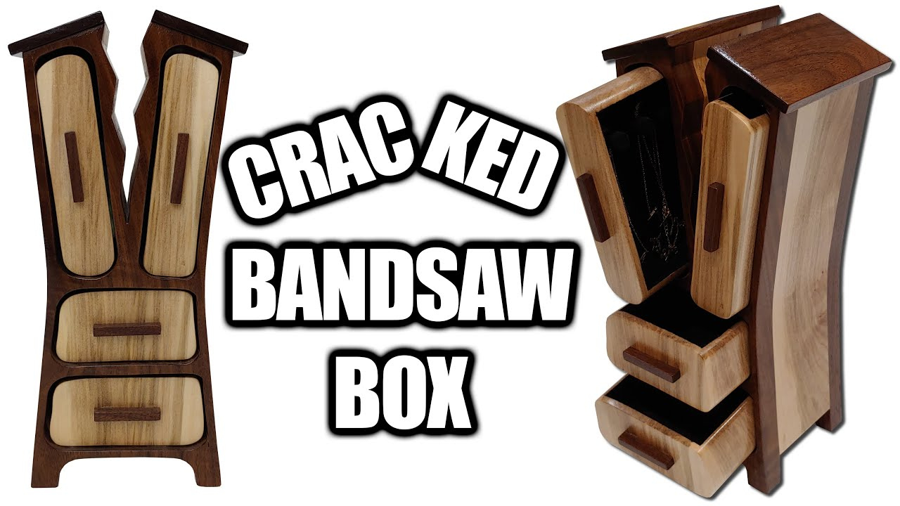 How To Make A Cracked Bandsaw Box (Jewelry Box) - Free Template intended for Free Printable Bandsaw Box Templates