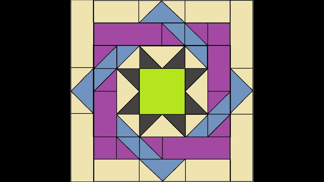 How To Make A Labyrinth Block - Patchwork &amp;amp; Quilting throughout Printable Free Labyrinth Quilt Pattern