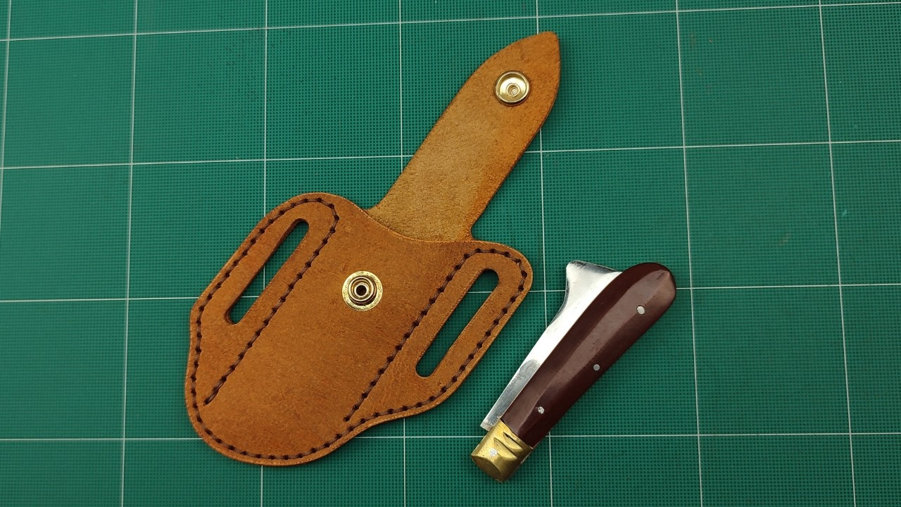 How To Make A Sideways Knife Sheath | Pdf Free Pattern | Leathercraft with regard to Free Printable Leather Knife Sheath Patterns