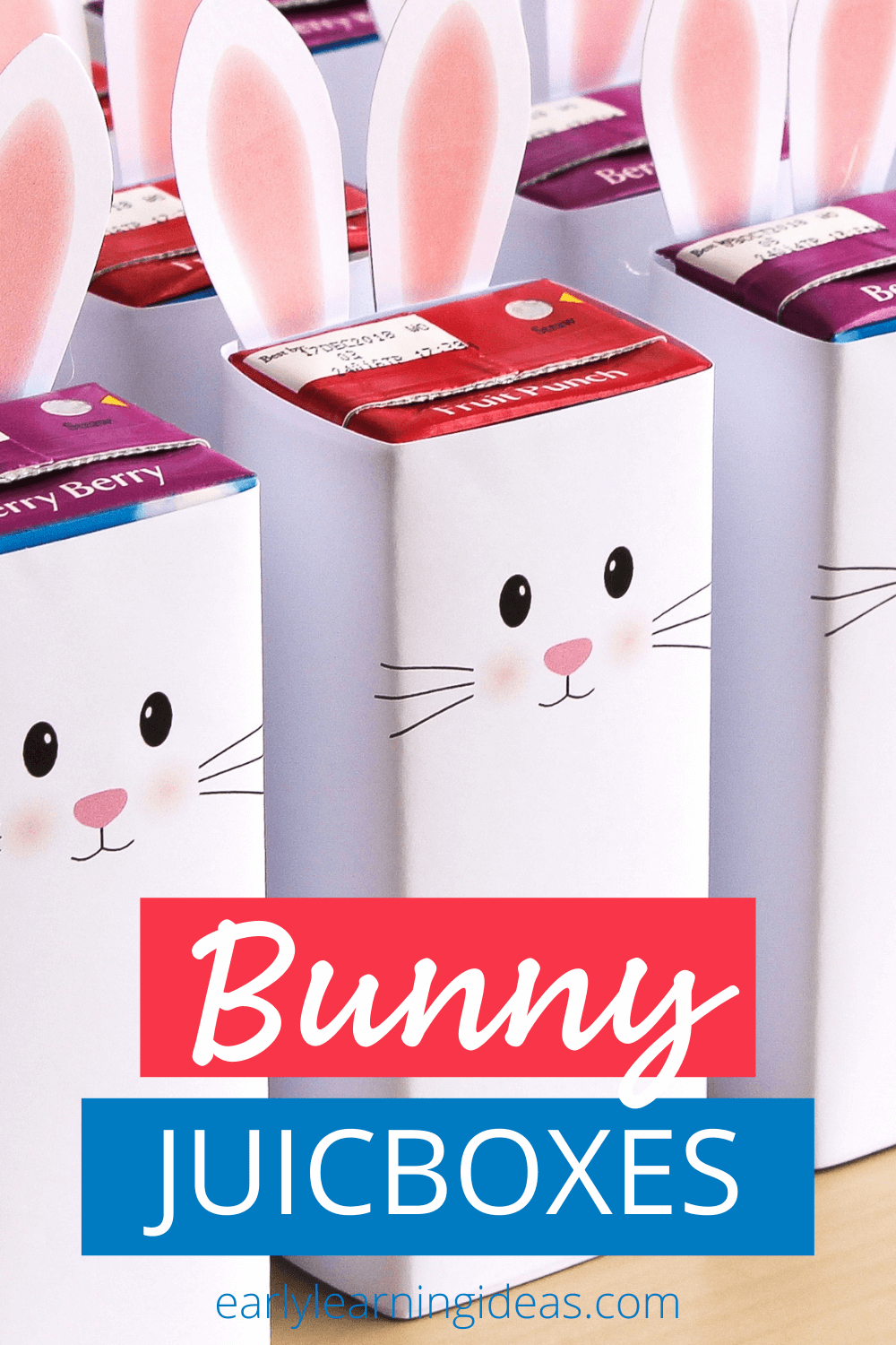 How To Make Easter Bunny Juice Boxes With Free Printable Cover pertaining to Bunny Juice Box Printable