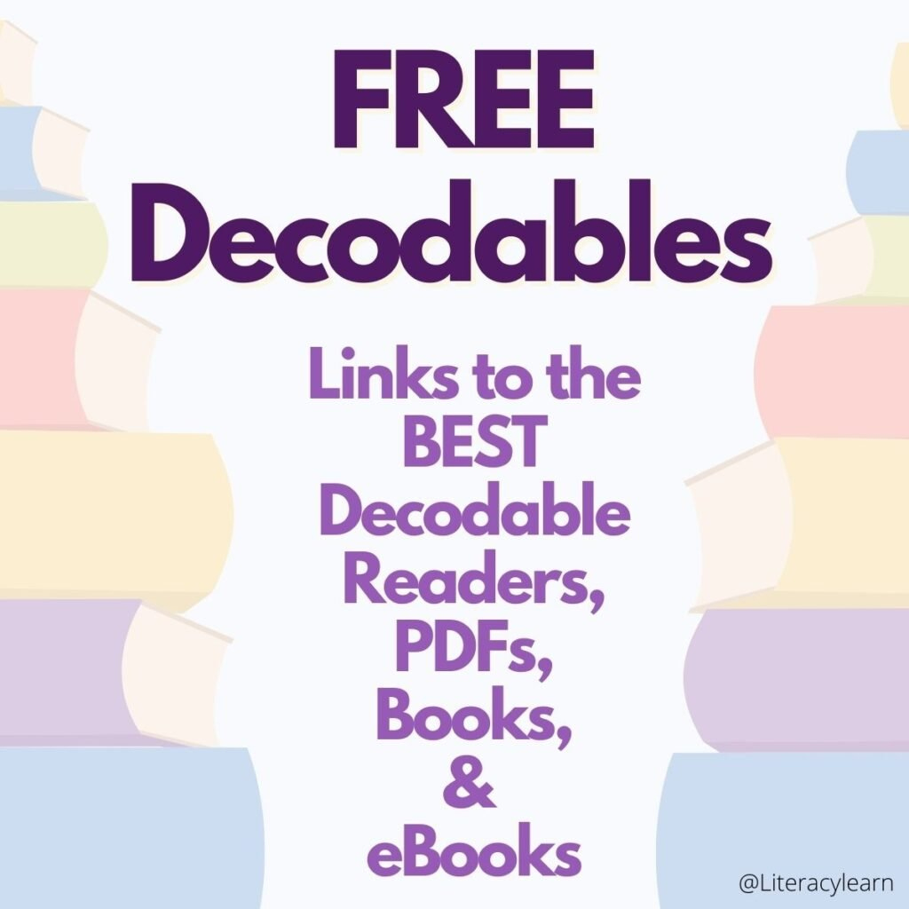 Hundreds Of Free Decodable Readers, Books, Pdfs, &amp;amp; Ebooks inside Printable Decodable Readers Free