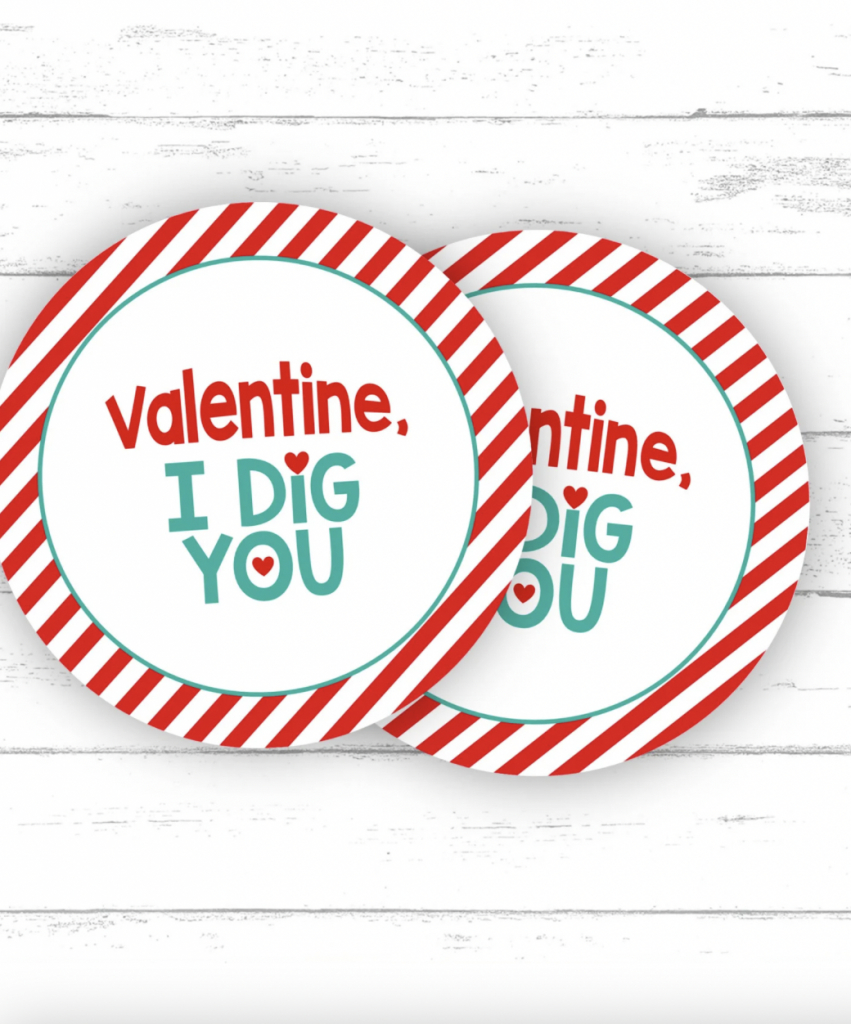 I Dig You Valentine | Nobiggie intended for Free I Dig You Valentine Printable