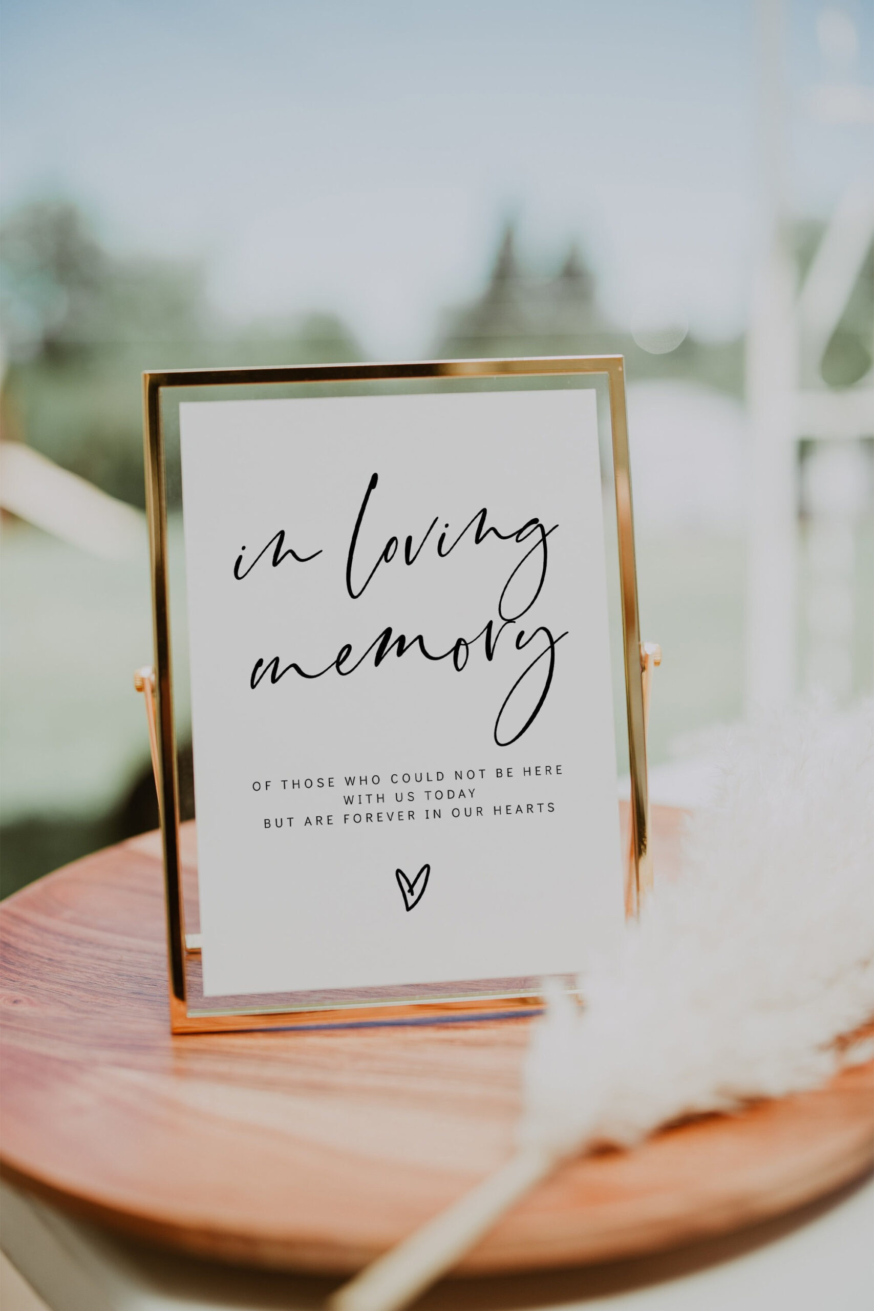 In Loving Memory Sign, Printable In Loving Memory Sign For Wedding within In Loving Memory Wedding Sign Printable