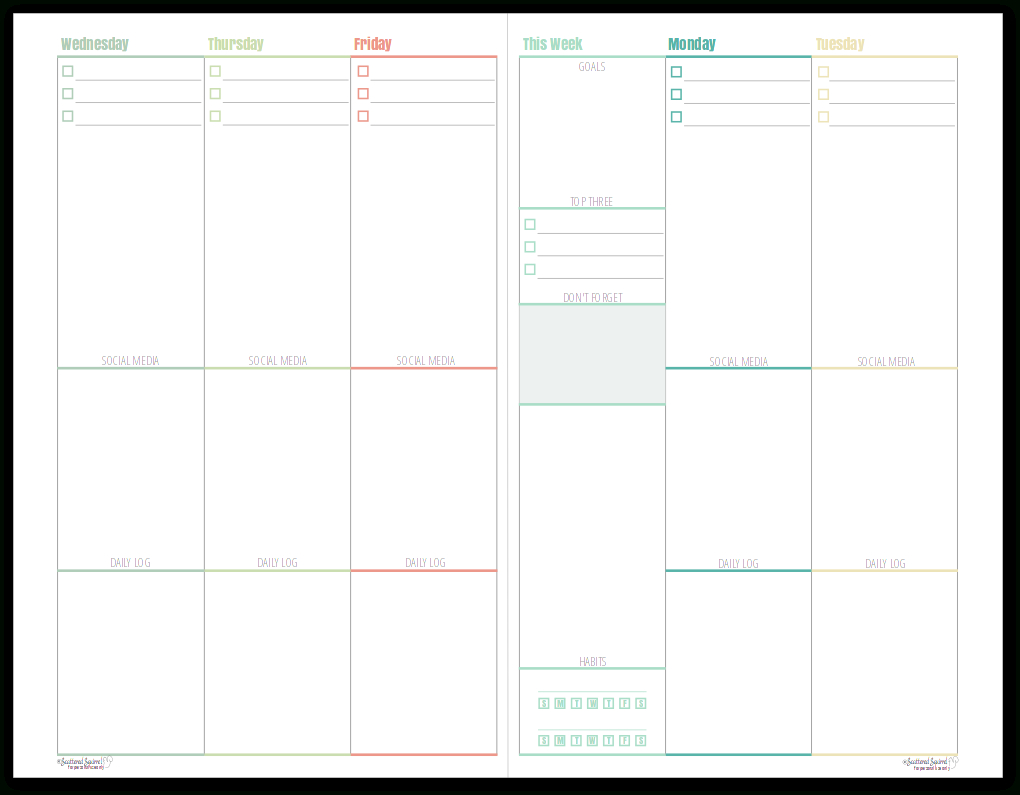 Introducing My New Blog Planner Printables!!! - Scattered Squirrel intended for Blog Planner Printable Free