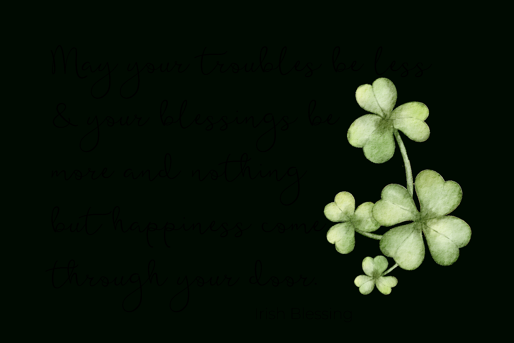 Irish Blessings Free Printables - inside Free Printable Irish Blessing