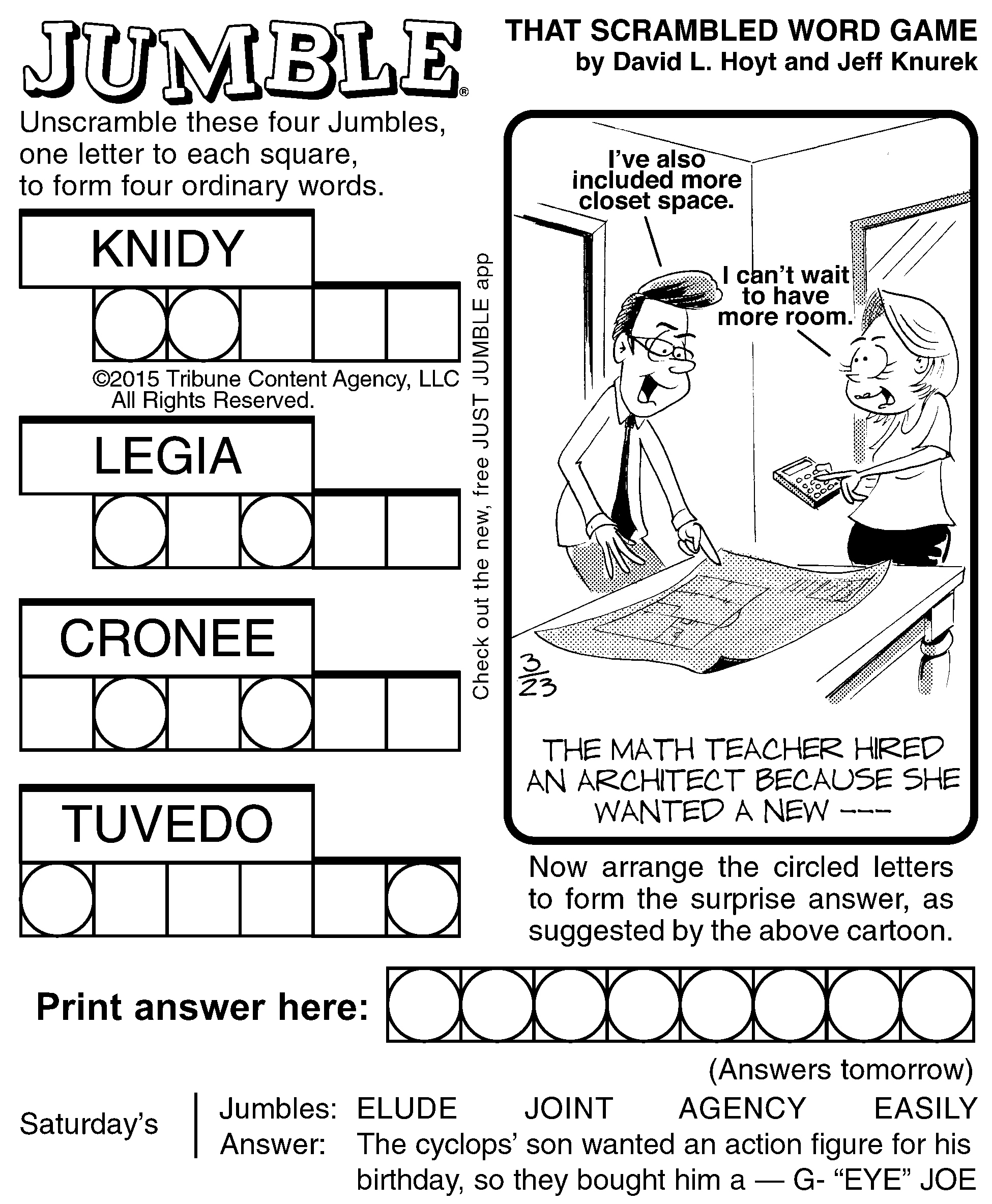 Jumble throughout Up and Down Words Newsday Answers Today Free Printable