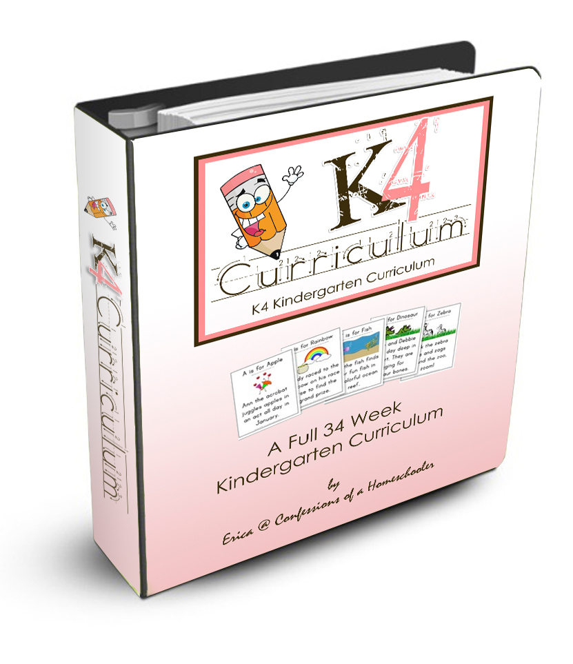 K4 Kindergarten Organization - Confessions Of A Homeschooler pertaining to Confessions Of A Homeschooler Free Printables