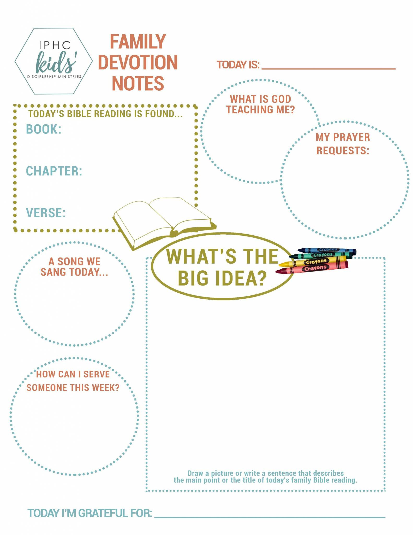 Kids&amp;#039; Printable Resources - Iphc Discipleship Ministries with Free Printable Family Devotions