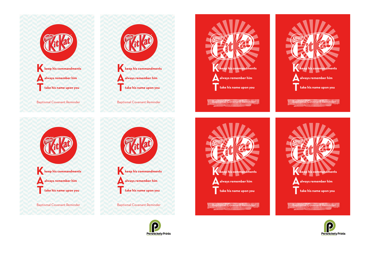 Kit Kat Printable • Persnickety Prints pertaining to Kit Kat Baptism Free Printable