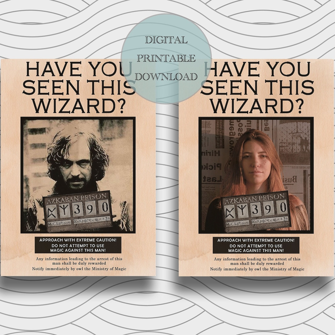 Kundenspezifisches Angebot Have You Seen This Wizard Poster Mp800 within Harry Potter Have You Seen This Wizard Printable