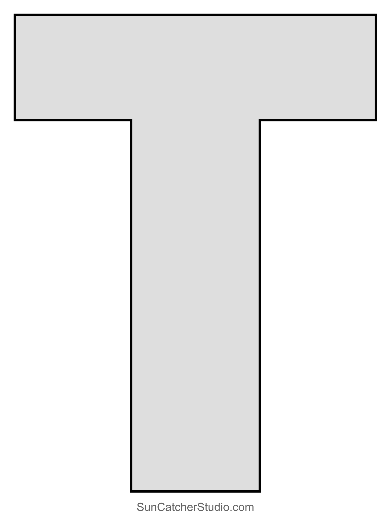 Large Letter Stencils (Printable Alphabet Lettering Font) – Free intended for 6 Inch Letter Stencils Printable Free