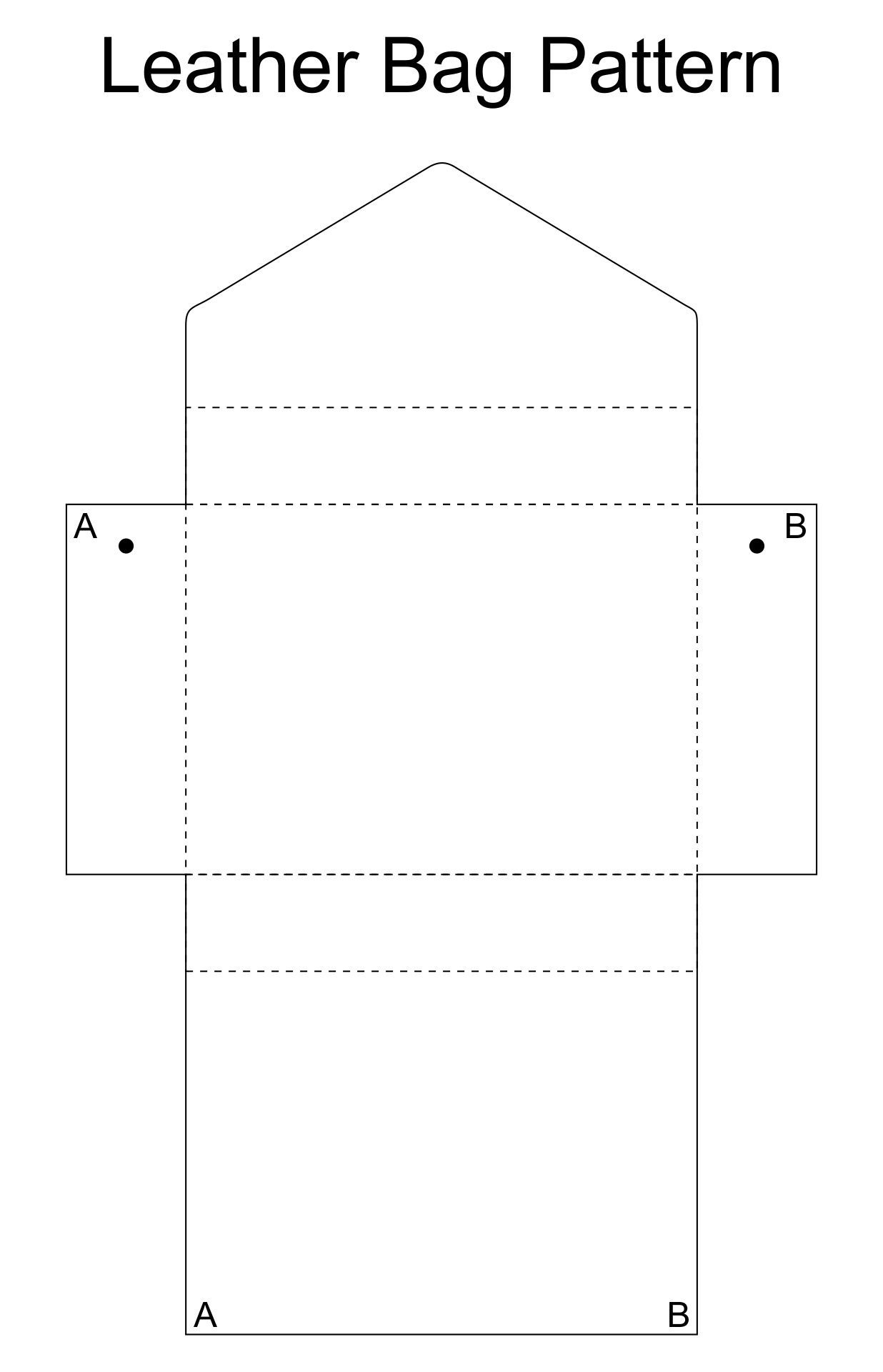 Leather Handbag Patterns - 14 Free Pdf Printables | Printablee within Printable Leather Bag Pattern Free