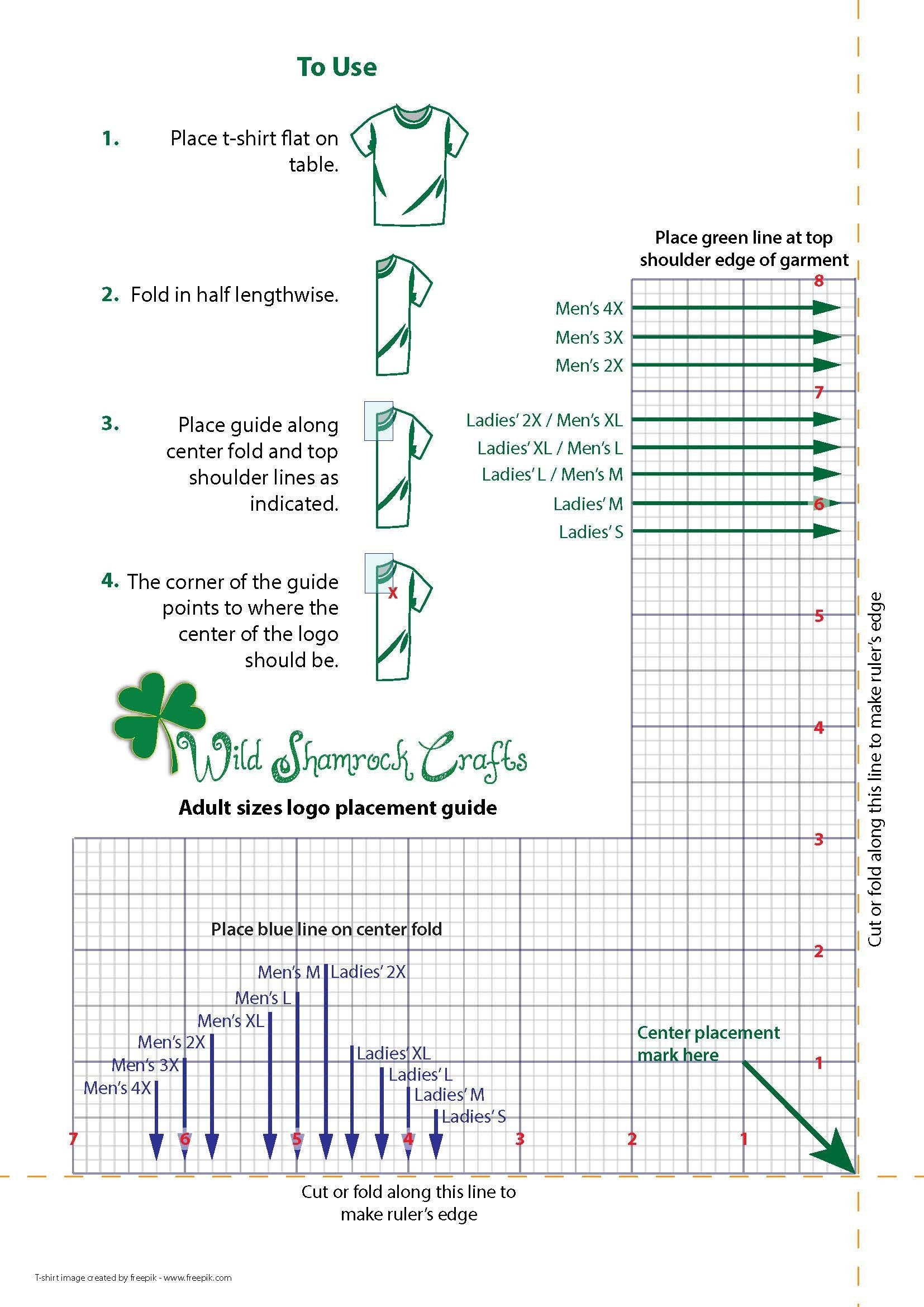 Left-Side Adult -- Printable Machine Embroidery Logo Placement regarding Printable Embroidery Placement Guide