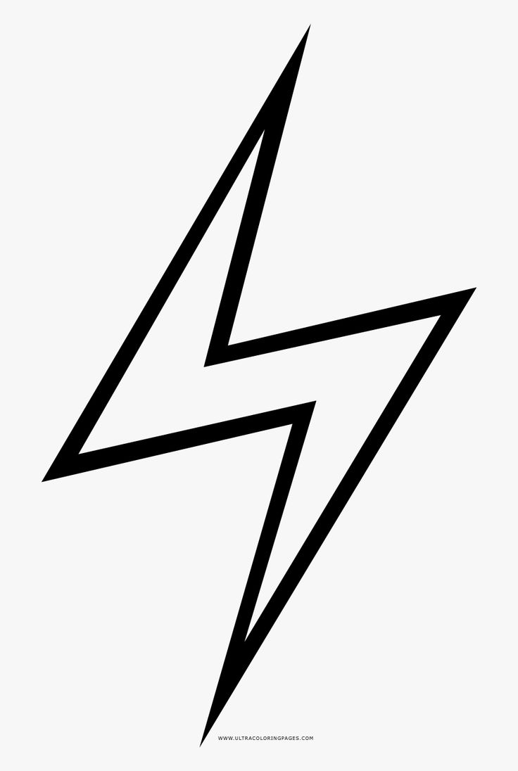 Lightning Bolt Coloring Page - Harry Potter Lightning Bolt Color throughout Printable Harry Potter Lightning Bolt