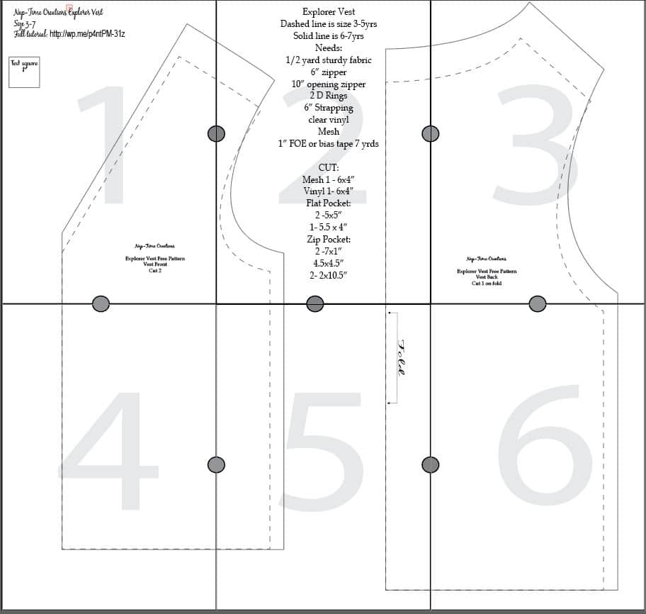 Little Explorers Vest Free Pattern {Boys And Girls!} - Life Sew Savory regarding Free Printable Vest Patterns